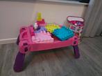 Mega Bloks Tafel + Extra Blokken - Nieuwstaat!, Ophalen of Verzenden