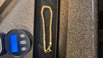 14k gouden konings armband 20 gram geheel nieuw  beschikbaar voor biedingen