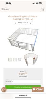 Grote Grondbox/Playpen 9,15m - Zo Goed Als Nieuw, Ophalen, Zo goed als nieuw, Wieltjes