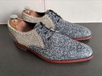 Floris van Bommel herenschoenen maat 7 / 41 als nieuw, Floris van Bommel, Blauw, Floris van Bommel, Floris van Bommel