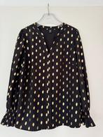 Shein Curve blouse, zwart,goud, maat XL, Zwart, Maat 46/48 (XL) of groter, Nieuw, Ophalen of Verzenden
