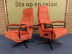 Sta op relax fauteuils SETJES Zo goed als nieuw en nieuw !, Ophalen of Verzenden, Zo goed als nieuw, Stof, 50 tot 75 cm