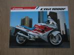 Honda CBR 1000 F brochure folder 1989 ?, Motoren, Handleidingen en Instructieboekjes, Ophalen of Verzenden, Honda