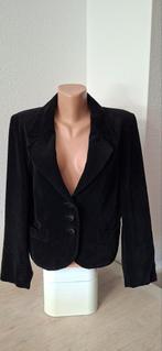 Zwarte fluwelen korte blazer van Taifun maat 38., Maat 38/40 (M), Zwart, Ophalen of Verzenden, Zo goed als nieuw