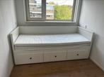 Ikea hemnes bedbank, 160 cm, Gebruikt, Wit, Hout