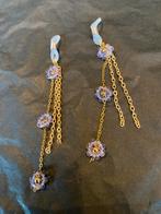 Tepelhangers goudkleur lila bloemen - Nieuw!, Verzenden, Nieuw