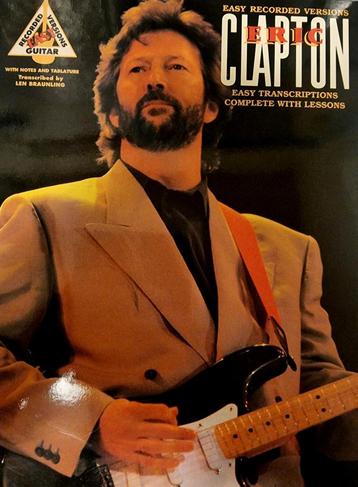 Eric Clapton. Gitaar. Easy transcriptions with Lessons.  beschikbaar voor biedingen