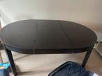 Ovale uitschuifbare eettafel bjursta ikea, Huis en Inrichting, Tafels | Eettafels, Ophalen, Gebruikt, 100 tot 150 cm, 50 tot 100 cm