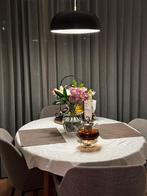 Vintage Deense Ronde Uitschuifbare Eettafel, Antiek en Kunst, Ophalen