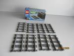 8 Lego 9v RECHTE Rails 4515 + OVP in echt perfecte staat!~, Ophalen of Verzenden, Zo goed als nieuw, Complete set, Lego