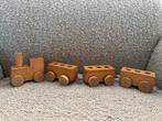Vintage Houten Treintje Speelgoed, Ophalen of Verzenden, Gebruikt