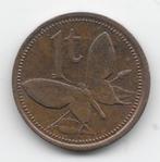 Papoea-Nieuw-Guinea 1 toea 1990  KM# 1, Postzegels en Munten, Munten | Oceanië, Losse munt, Verzenden