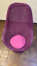 Rieten stoel, Huis en Inrichting, Stoelen, Ophalen, Gebruikt, Overige kleuren, Riet of Rotan