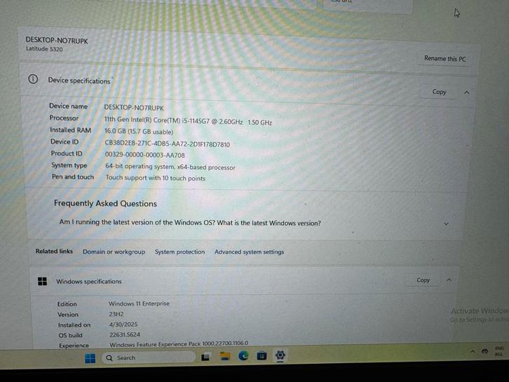 Dell Laptop - Goed Onderhouden!, Computers en Software, Windows Laptops, Gebruikt, 14 inch, SSD, 2 tot 3 Ghz, 8 GB, Qwerty, Met touchscreen