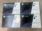 4 st toners HP C4127X (HP 27X) Grote Capaciteit HP 4000-4050, Ophalen of Verzenden, Nieuw, Toner, HP (ORIGINEEL)