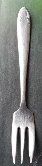 Gero Zilmeta - Model 507 - Polka-  taartvorkje, verzilverd, Ophalen of Verzenden, Gebruikt, Overige materialen, Los bestek