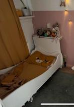 Peuterbed kleuterbed 140x70 wit, Ophalen, Gebruikt, 70 tot 85 cm, 140 tot 160 cm