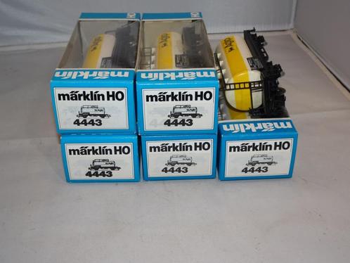 6 x Marklin 4443 ketelwagon AGIP FS Italië NIEUW OVP (#913), Hobby en Vrije tijd, Modeltreinen | H0, Nieuw, Wagon, Wisselstroom