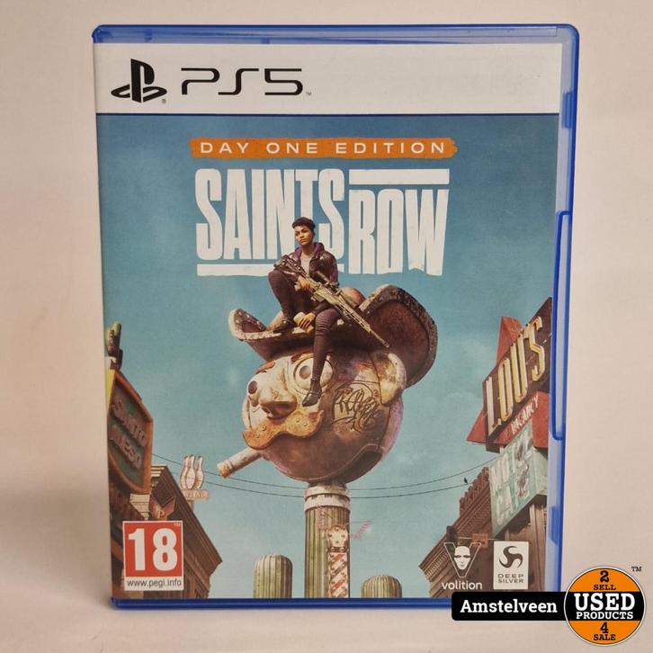 Playsation 5 Game: Saints Row Day One Edition, Spelcomputers en Games, Games | Sony PlayStation 5, Gebruikt