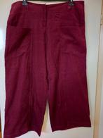 Bordeauxrode ART lange rib broek, maat 48-50, 16 - xxxl, rit, Art, Nieuw, Ophalen of Verzenden, Broek of Spijkerbroek