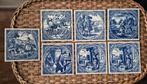 Delfts blauw beroepen tegels, Antiek en Kunst, Ophalen of Verzenden
