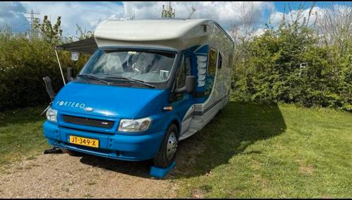 Dethleffs Fortero half-integraal, weinig kilometers gereden, Caravans en Kamperen, Campers, Particulier, tot en met 4, Half-integraal