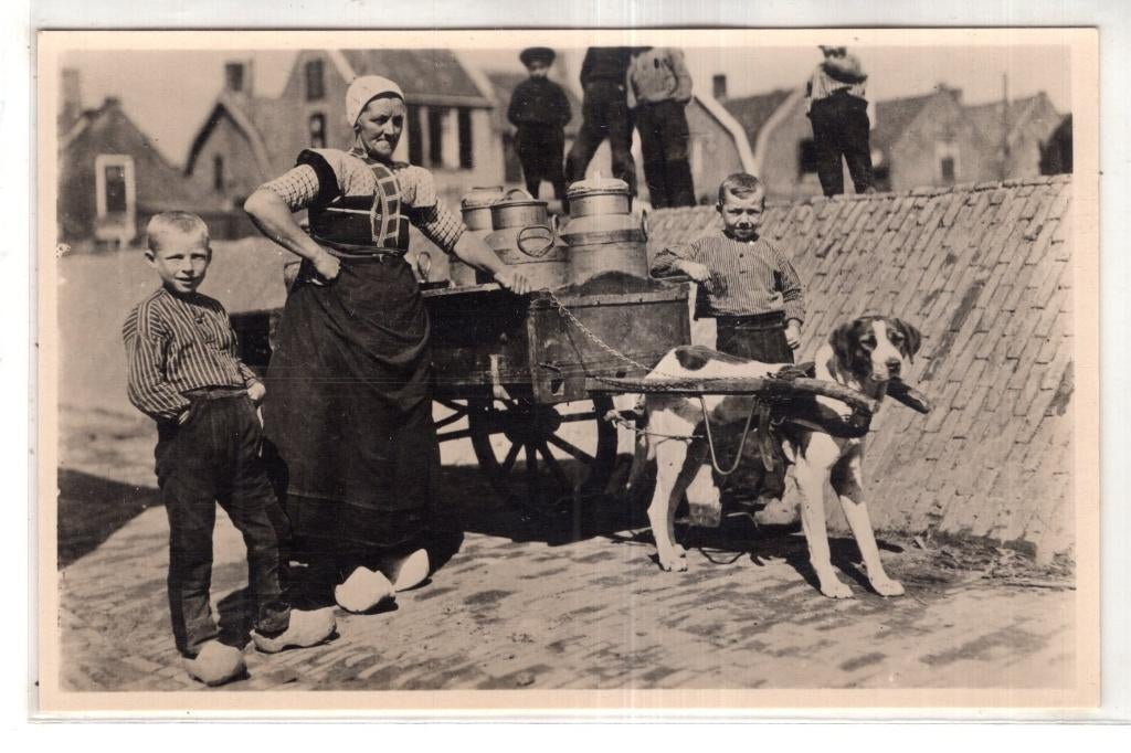 Spakenburg Hondenkar Hondekar  Melkkar, Verzenden, 1920 tot 1940, Ongelopen, Utrecht