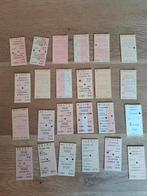 treinkaartjes, Ophalen of Verzenden, Gebruikt, Trein, Boek of Tijdschrift
