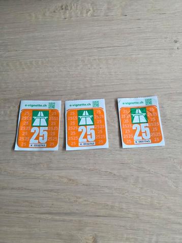 Meerdere Vignetten Zwitserland te koop beschikbaar voor biedingen