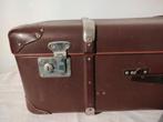 K396 VINTAGE jaren 40-50 koffer /hutkoffer van geperst karto, Overige materialen, Gebruikt, -, -