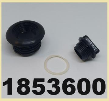 Nylon zelflozers in zwart en wit. Ø 20mm. € 2,95 beschikbaar voor biedingen