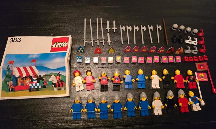 Poppetjes uit de 375 en 383 in topconditie ridders castle, Kinderen en Baby's, Speelgoed | Duplo en Lego, Ophalen