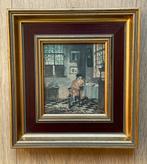 Ingelijste prent Duitse schilder Hugo Krings, Antiek en Kunst, Kunst | Schilderijen | Klassiek, Ophalen of Verzenden