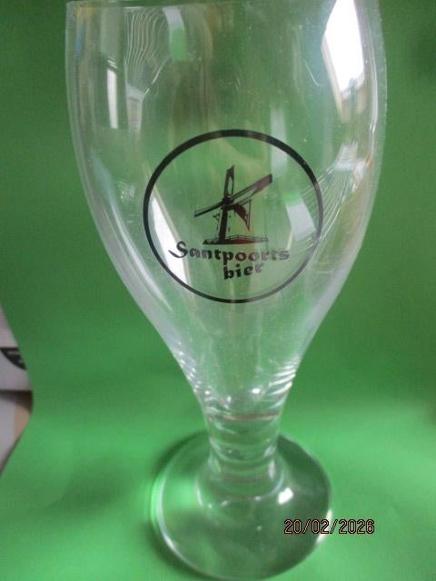 bierglas Santpoortsbier  23-2, Ophalen, Nieuw, Glas of Glazen, Overige merken