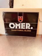 Blikken reclame bord omer, Verzamelen, Merken en Reclamevoorwerpen, Ophalen of Verzenden, Reclamebord