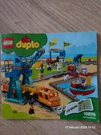 LEGO Duplo 10875 Goederentrein +10882 LEGO Duplo Treinrails, Ophalen of Verzenden, Duplo