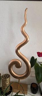 Hoge Houten Gouden Sculptuur, Ophalen of Verzenden, Zo goed als nieuw