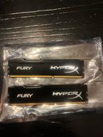2x Kingston HyperX Fury DDR3 Geheugen, Gebruikt, DDR3, Ophalen of Verzenden, Desktop