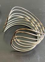 Bovenarmband/arm cuff metaal messing-kleur, Ophalen of Verzenden, Zo goed als nieuw, Overige kleuren, Overige materialen