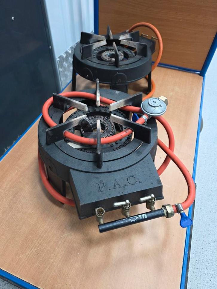 4x Gasbranders - Horeca Keukenapparatuur, Witgoed en Apparatuur, Fornuizen, Gebruikt, Ophalen of Verzenden