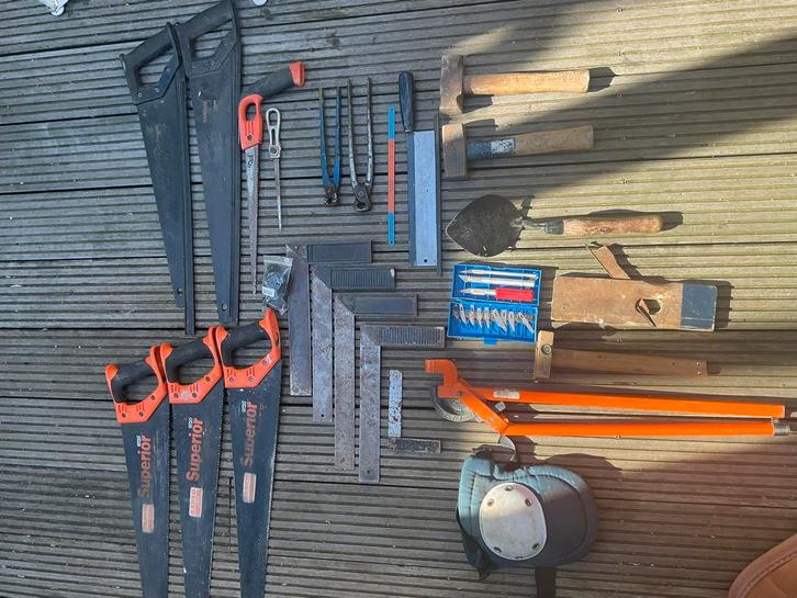 Gereedschappen, waaronder zagen, hamers, accessoires, etc., Doe-het-zelf en Verbouw, Gereedschap | Handgereedschap, Gebruikt, Ophalen of Verzenden