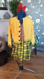 student schotse rok jas hesje bril halloween, Kinderen en Baby's, Ophalen of Verzenden, Nieuw, 122 t/m 128, Meisje
