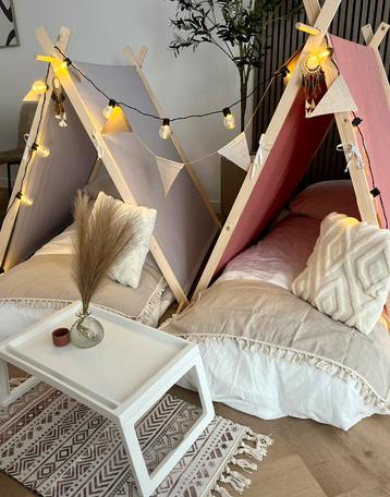 Tipi’s slaapfeestje Duiven  beschikbaar voor biedingen