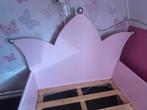 Roze kroon bed 90x200, Ophalen, 85 tot 100 cm, Gebruikt, Lattenbodem