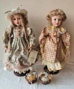 2 porseleinen handgemaakt classic doll collection 350559/560, Verzamelen, Poppen, Ophalen of Verzenden, Zo goed als nieuw, Pop