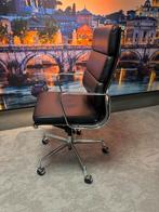 Vitra Eames EA219 Origineel | nette staat | zwart leder, Twee, Zwart, Leer, Ophalen of Verzenden