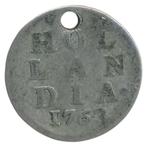 Holland 2 Stuiver 1763, Vóór koninkrijk, Zilver, Losse munt, Overige waardes