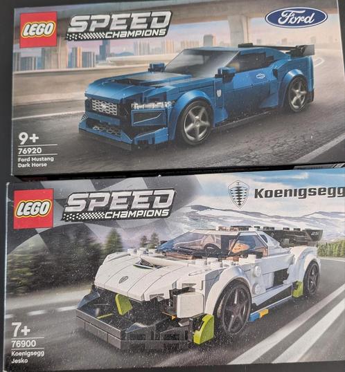 LEGO Koenigsegg Jesko 76900 & Ford Mustang 76920, Kinderen en Baby's, Speelgoed | Duplo en Lego, Nieuw, Lego, Complete set, Ophalen of Verzenden