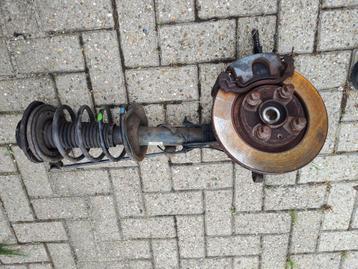 Complete veerpoot peugeot 206 schokdemper veer wiellager L+R beschikbaar voor biedingen