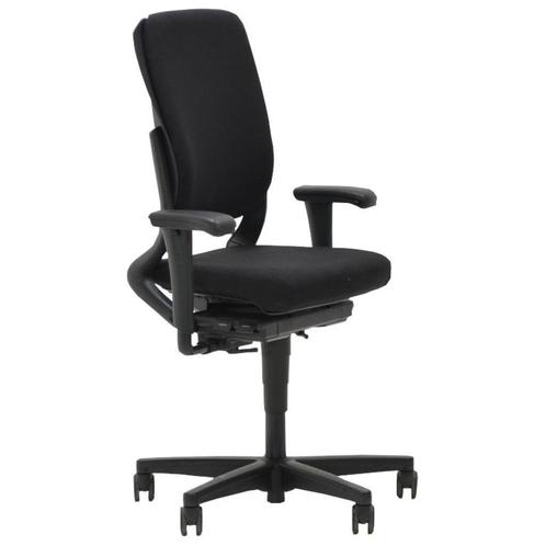 Ahrend 230 Bureaustoel Hoge Rug Zwart Zwart Voetkruis 4D Arm, Huis en Inrichting, Bureaustoelen, Gebruikt, Bureaustoel, Zwart